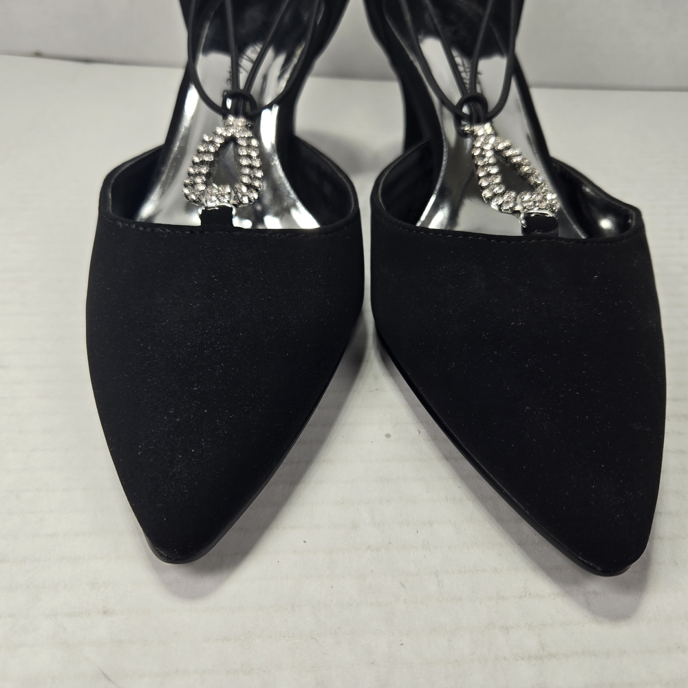 Easy Street Alive 5 Moonlight Heels Rhinestone Accents Women's Size 7 Extra Wide - Picture 8 of 14